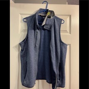 Blue Fleece Vest NWT